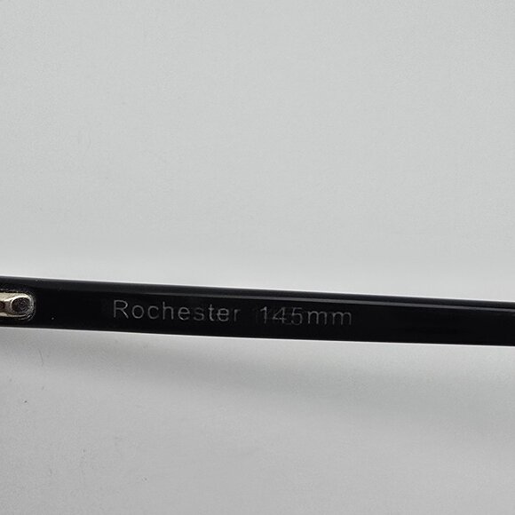 *SOLD* Rochester R.O. 5A Gloss Black U.S. Military Eyeglasses Frame w/ Flexhinge - Picture 8 of 13